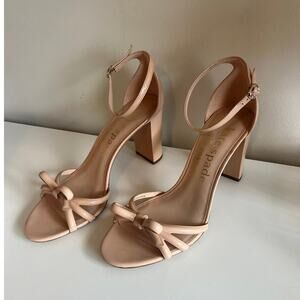 Kate Spade Flamenco Patent leather block heel Sandals 10